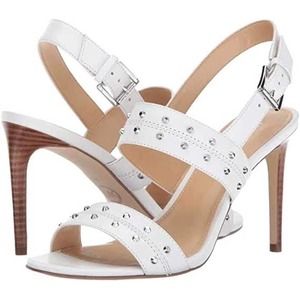 Michael Kors Astor Sandal white heel